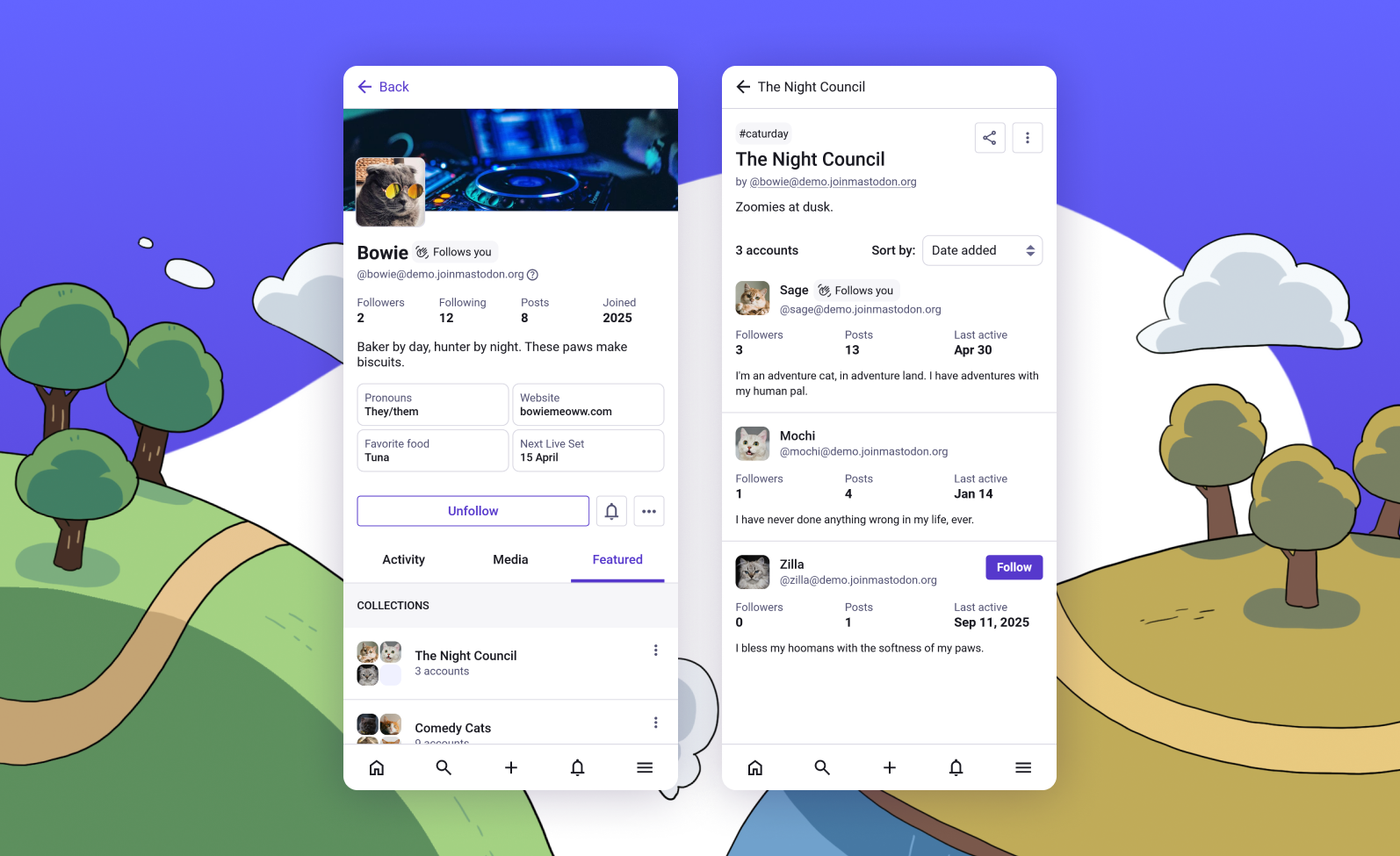 Mastodon 4.6 har släppts med samlingar och omdesignade profiler