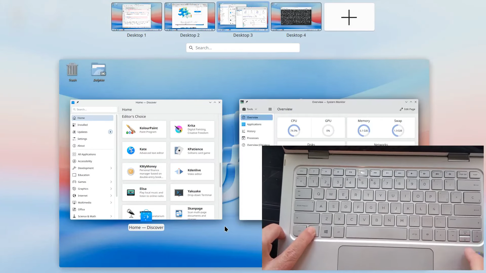 KDE Plasma 6.7 och ett nyhetssvep
