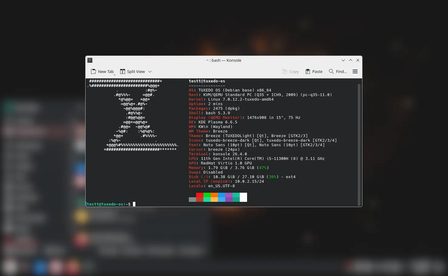 Tuxedo OS dumpar Ubuntu